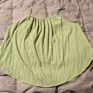 Light Green Women's Spaghetti Strap Top
